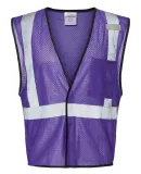 ML Kishigo B120-B127 Enhanced Visibility Mesh Vest Purple - B129