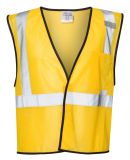 ML Kishigo B120-B127 Enhanced Visibility Mesh Vest in Yellow - b125