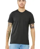 BELLA+CANVAS 3413 Unisex Howard Tri-blend T-shirt in Char blk triblnd