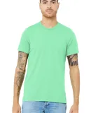 BELLA+CANVAS 3413 Unisex Howard Tri-blend T-shirt in Mint triblend