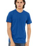 Bella Canvas 3413 Unisex Howard Tri-blend Wholesal in Solid true royal triblend
