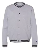 Champion Clothing CO100 Unisex Bomber Jacket Oxford Grey/ Charcoal Heather