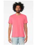 Bella + Canvas 3001CVC Unisex Short Sleeve Heather in Neon pink