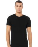 Bella + Canvas 3001CVC Unisex Short Sleeve Heather in Black heather