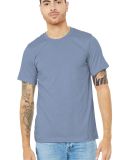 Bella + Canvas 3001CVC Unisex Short Sleeve Heather in Heather blue