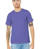 Bella + Canvas 3001CVC Unisex Short Sleeve Heather in Heather lapis