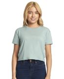 Next Level Apparel 5080 Festival Women's Cali Crop in Stonewash green