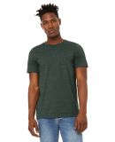 Bella + Canvas 3301 Unisex Sueded Tee in Heather forest