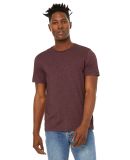 Bella + Canvas 3301 Unisex Sueded Tee in Heather maroon