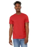 Bella + Canvas 3301 Unisex Sueded Tee HEATHER RED