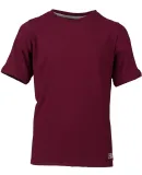 Russel Athletic 64STTB Youth Essential 60/40 Perfo in Maroon