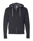 Independent Trading Co. - Unisex Full-Zip Hooded S Charcoal Heather