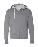 Independent Trading Co. - Unisex Full-Zip Hooded S Gunmetal Heather