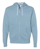 Independent Trading Co. - Unisex Full-Zip Hooded S Misty Blue