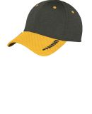 New Era NE704   Shadow Stretch Heather Colorblock  Gold/Black SH