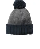 New Era NE904   Colorblock Cuffed Beanie Navy/Hth Grey