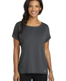 Ogio LOG800 OGIO  Ladies Luuma Cuffed Short Sleeve Diesel Grey