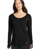 Ogio LOG802 OGIO  Ladies Luuma Long Sleeve Tunic in Blacktop
