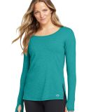 Ogio LOG802 OGIO  Ladies Luuma Long Sleeve Tunic in Vivid teal