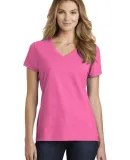 Port & Company LPC455V  Ladies Fan Favorite Blend  Neon Pink Hthr