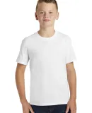 Port & Company PC455Y Youth Fan Favorite Blend Tee White