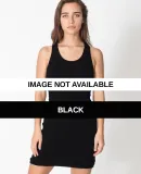 3335 American Apparel Womens 2x1 Rib Racerback Dre Black