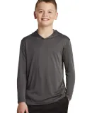 Sport Tek YST358 Sport-Tek  Youth PosiCharge  Comp Iron Grey
