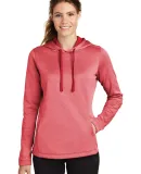 Sport Tek LST264 Sport-Tek  Ladies PosiCharge  Spo Deep Red Hthr