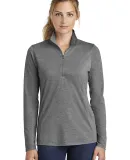 Sport Tek LST407 Sport-Tek  Ladies PosiCharge  Tri Dark Grey Hthr