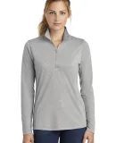 Sport Tek LST407 Sport-Tek  Ladies PosiCharge  Tri Light Grey Hth