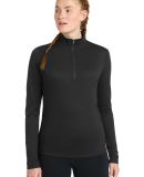 Sport Tek LST407 Sport-Tek  Ladies PosiCharge  Tri in Black triad solid
