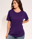 Cotton Heritage W1281 Women's Burnout T-Shirt in Purple starlight