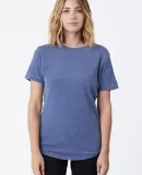 Cotton Heritage W1281 Women's Burnout T-Shirt in Shale blue