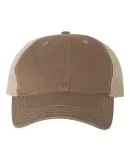 Richardson Hats 111 Garment-Washed Trucker Cap in Driftwood/ khaki