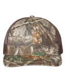 Richardson Hats 112P Patterned Snapback Trucker Ca in Realtree edge/ brown