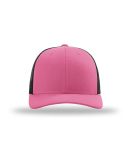 Richardson Hats 115 Low Pro Trucker Cap in Hot pink/ black