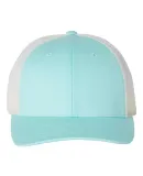 Richardson Hats 115 Low Pro Trucker Cap in Aruba blue/ birch