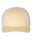 Richardson Hats 115 Low Pro Trucker Cap in Pale banana/ birch