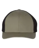 Richardson 110 Fitted Trucker Hat with R-Flex in Loden/ black