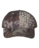 Richardson Hats 111P Washed Printed Trucker Cap in Kryptek highlander/ brown