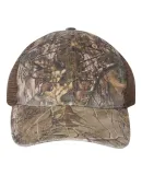 Richardson Hats 111P Washed Printed Trucker Cap in Realtree edge/ brown