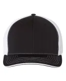 Richardson Hats 172 Fitted Pulse Sportmesh Cap wit Black/ White Split
