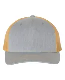 Richardson Hats 112FP Trucker Cap in Heather grey/ amber gold