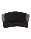 Richardson Hats 712 Trucker Visor Black/ Charcoal