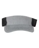 Richardson Hats 712 Trucker Visor Heather Grey/ Black