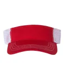 Richardson Hats 712 Trucker Visor Red/ White