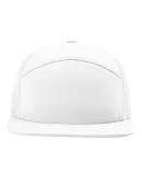 Richardson Hats 168 Hi-Pro 7- Panel Trucker Cap in White