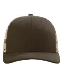 Richardson Hats 112PM Printed Mesh-Back Trucker Ca in Brown/ desert camo