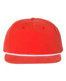 Richardson Hats 256 Umpqua Snapback Cap in Red/ white