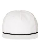 Richardson Hats 256 Umpqua Snapback Cap in White/ black